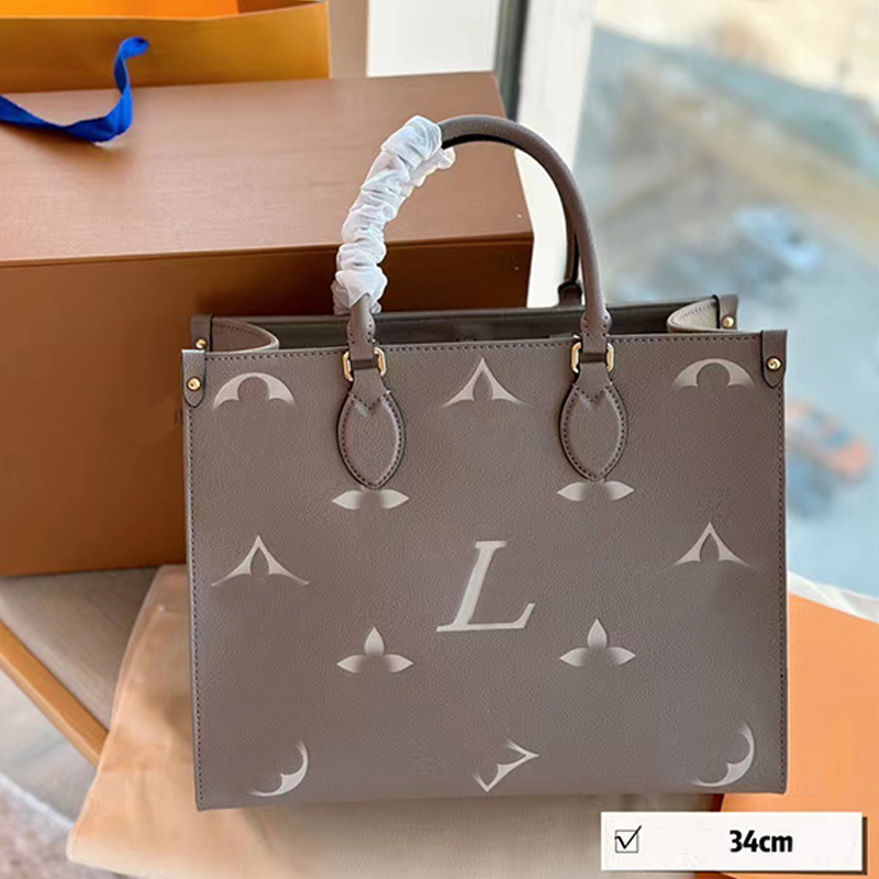 Women Designer Shoulder bags Totes Handbags Embossed Flower ONTHEGO GM MM leather Shopping Handbag Purse Female backpack, Grey
Women Designer Shoulder bags Totes Handbags Embossed Flower ONTHEGO GM MM leather Shopping Handbag Purse Female backpack, Grey