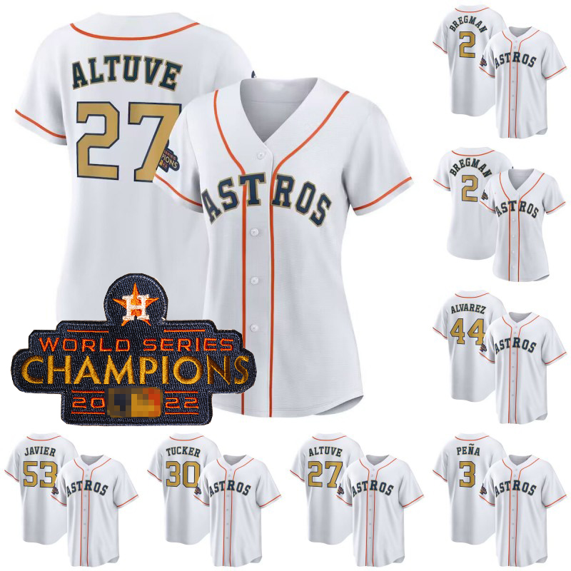 Womens & Youth Houston 2023 Gold Collection Baseball Jersey Jose Altuve Kyle Tucker Yordan Alvarez Jose Altuve Framber Valdez Alex Bregman Jeremy Pena Astros Jerseys, Mens 2023 gold collection cool base
Womens & Youth Houston 2023 Gold Collection Baseball Jersey Jose Altuve Kyle Tucker Yordan Alvarez Jose Altuve Framber Valdez Alex Bregman Jeremy Pena Astros Jerseys, Mens 2023 gold collection cool base