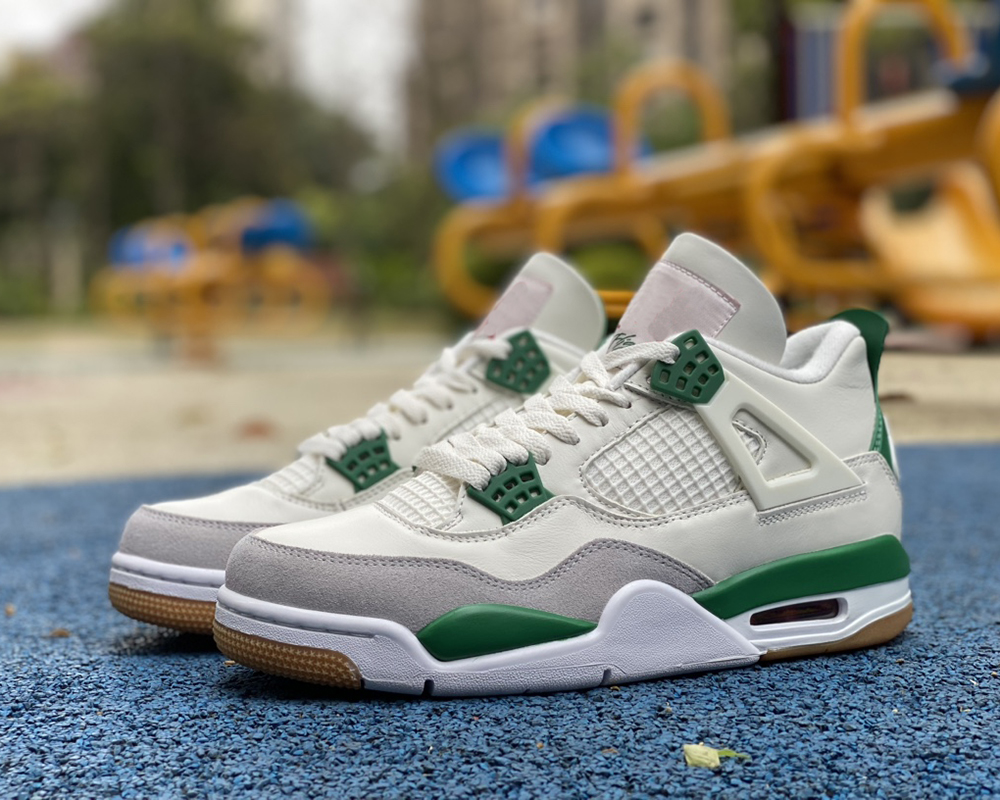New Jumpman 4 Pine Green Basketball Shoes 4s Sail/Pine Green-Neutral Grey-White Outdoor Sneaker Sports With Original Box, #1
New Jumpman 4 Pine Green Basketball Shoes 4s Sail/Pine Green-Neutral Grey-White Outdoor Sneaker Sports With Original Box, #1