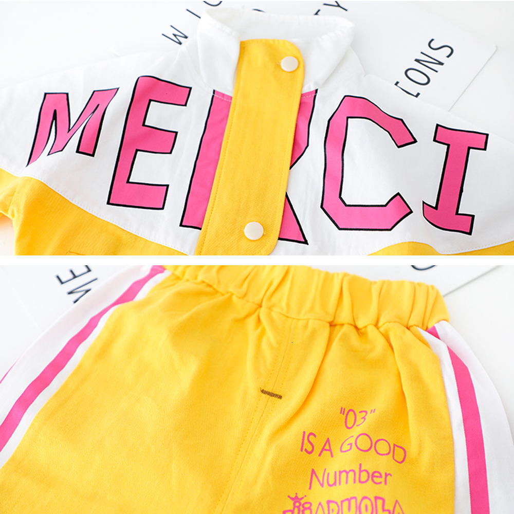 Clothing Sets Kid Tracksuit Boy Girl Set Spring Casual Long Sleeve Letter Zipper Outfit Infant Baby Clothes 1 2 3 4 Years 230322