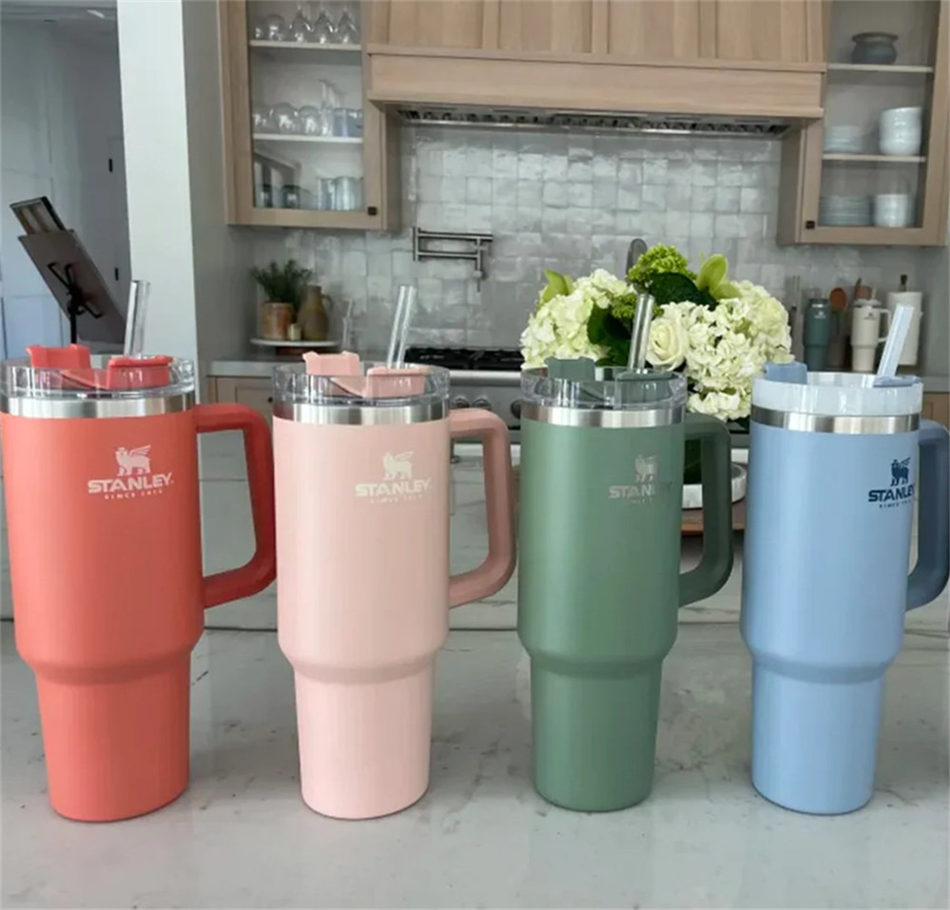 Stanley 40oz Hot Pink Tumblers Cups StenIey Mugs With Handle Insulated Tumblers Lids Straw Stainless Steel Coffee Thermos Cup With logo 0524, Multi-color
Stanley 40oz Hot Pink Tumblers Cups StenIey Mugs With Handle Insulated Tumblers Lids Straw Stainless Steel Coffee Thermos Cup With logo 0524, Multi-color