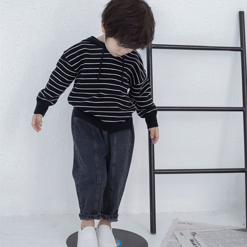 Jeans DFXD Spring Kids Jeans Boys Fashion Clothes Cotton Long Children Denim Pants For 1-5Years Toddler Clothing High Quality 230322