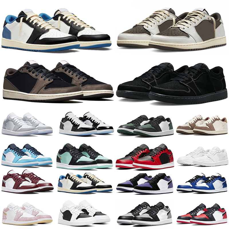 Jumpman 1 1s Low Men Basketball Shoes Black Phantom Fragment Reverse Mocha Olive Sail Black Wolf Grey Multi Pastel Varsity Red UNC Women Trainers Sports Sneakers, Color#45
Jumpman 1 1s Low Men Basketball Shoes Black Phantom Fragment Reverse Mocha Olive Sail Black Wolf Grey Multi Pastel Varsity Red UNC Women Trainers Sports Sneakers, Color#45