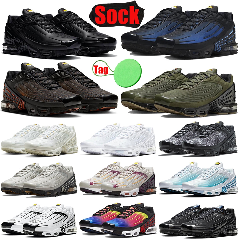 tn plus tuned 3 tns tnplus running shoes for men women shoe tn3 triple white Black leather Red Unity Olive Green Black Aqua Blue Halloween mens trainers sneakers