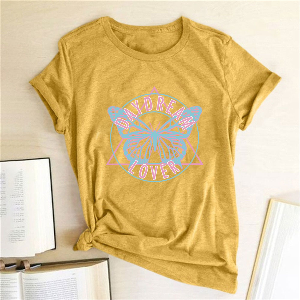 Women s T Shirt Daydream Lover Women T Short Sleeve Sweet Tee Femme Summer Funny Tees Tops Kawaii Clothes 230321