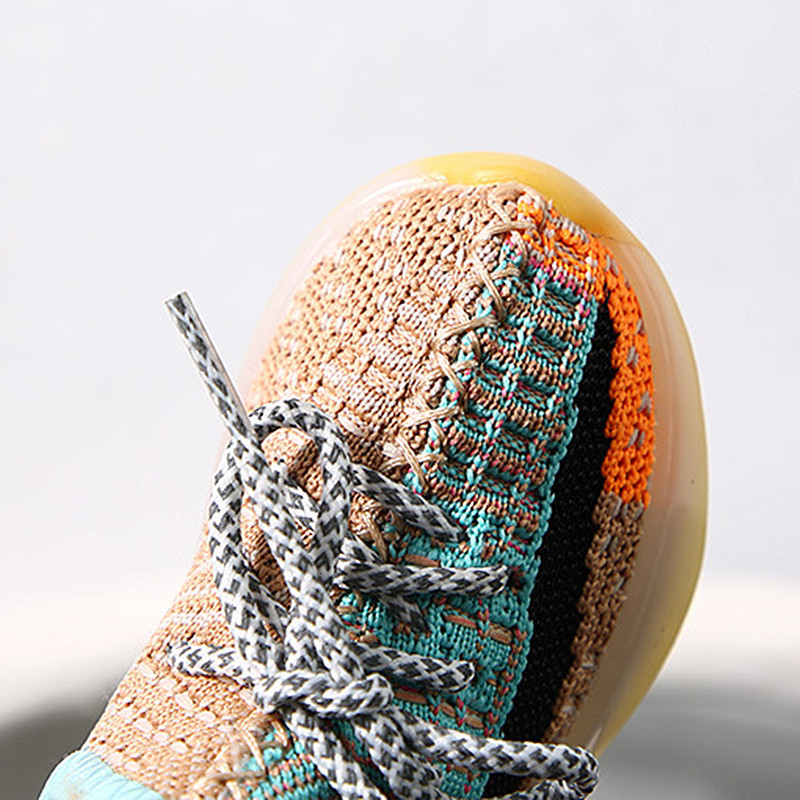 First Walkers DIMI Spring Baby Soft Toddler Shoes Breathable Knitting Infant 03 Year Boy Girl Darg Coconut Child Sneakers 230322 dh5727163