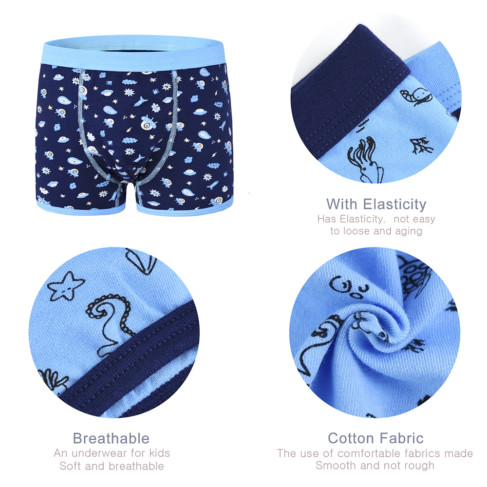 Panties 6Pack Shorts Boys Underwear Kids Boxer panties for 210 years Soft Organic Cotton Teenager Childrens Pants baby Underpant 230322