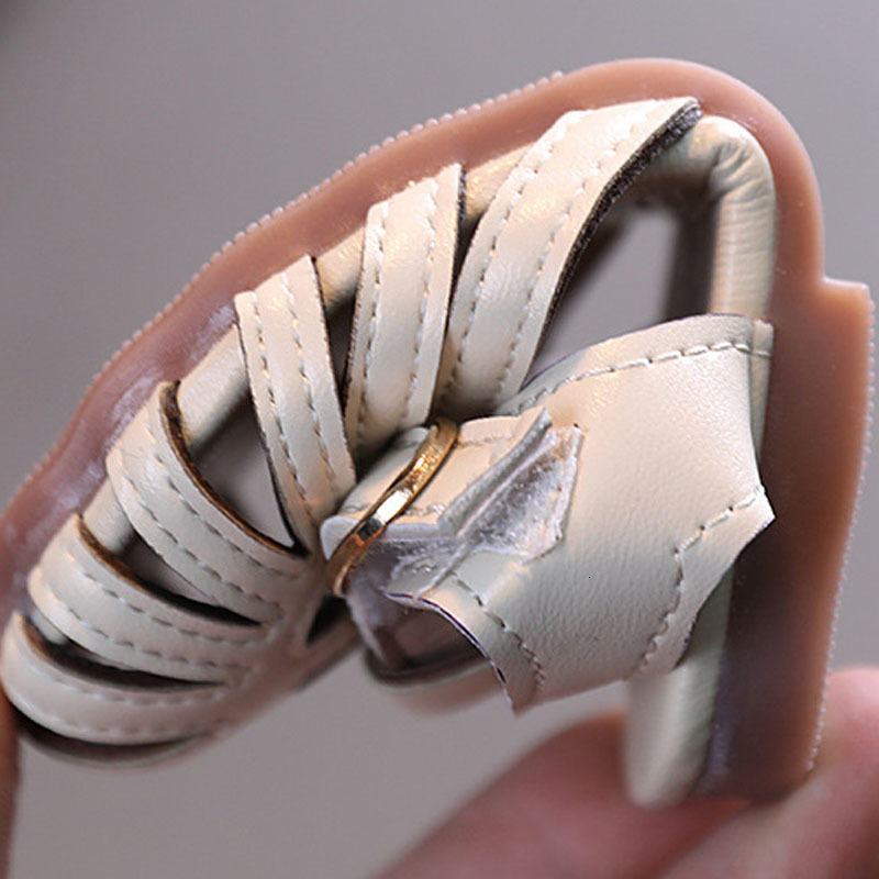 Sandals Childrens Softsoled Shoes Summer TStrap Closed Toe Little Girls Princess AntiSlip Beach CSH1102 230322