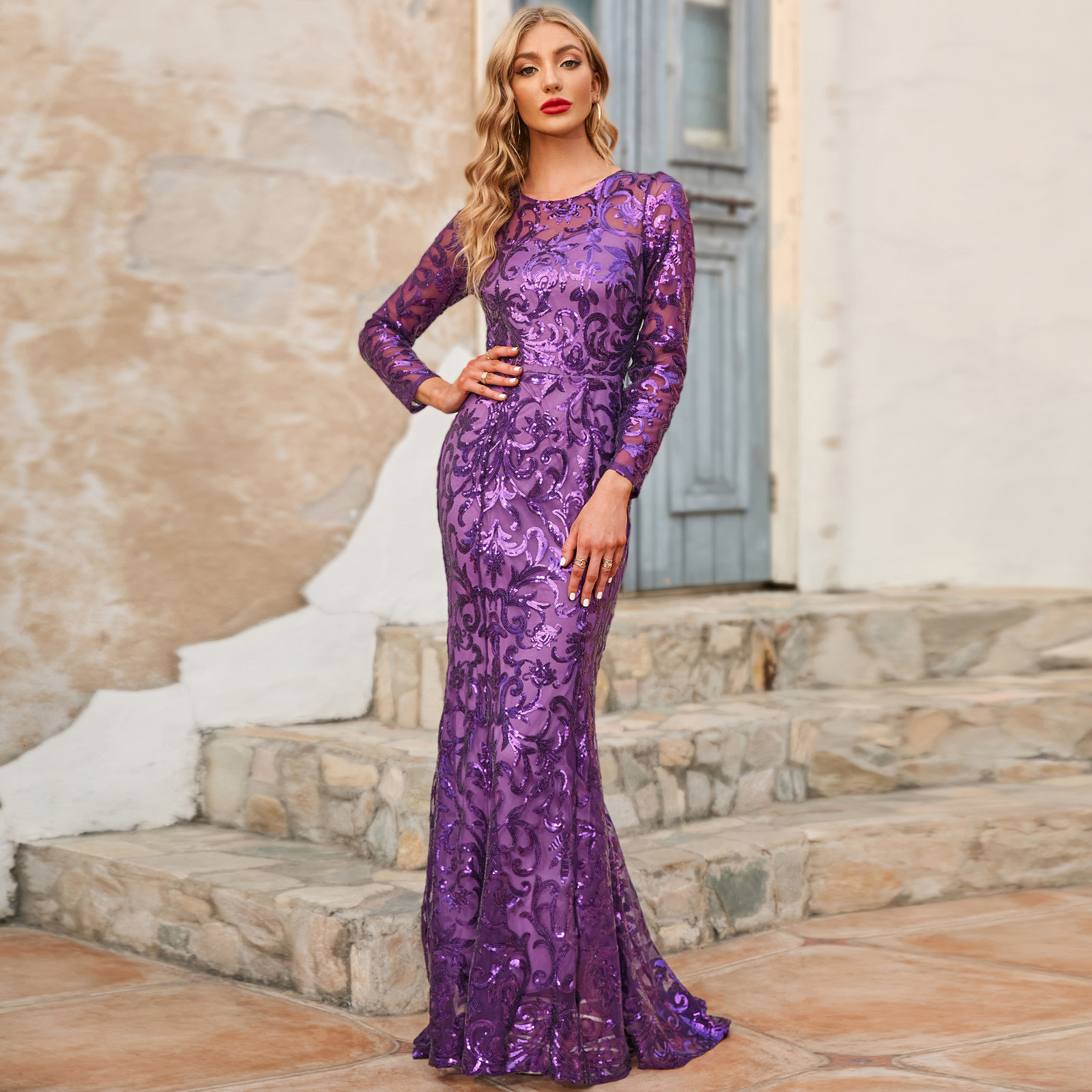Party Dresses Gorgeous Ball Gown Evening Party Sequin Glitter Prom Dress Plus Curve Size Cocktail Lady Robe De Mother Of The Bride Dresses 230322