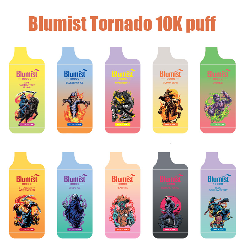Blumist Tornado 10K Puffs Disposable E-cigarettes 20ml vaper desechables 650mah disposables vapes Puffs 10000 Electronic Cigarettes Box Authentic 20 flavors
Blumist Tornado 10K Puffs Disposable E-cigarettes 20ml vaper desechables 650mah disposables vapes Puffs 10000 Electronic Cigarettes Box Authentic 20 flavors
