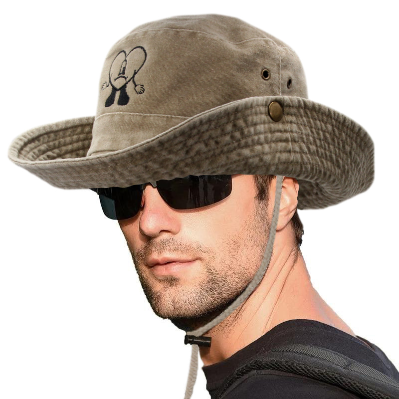 Wide Brim Hats Bucket Hats Cotton Embroidered Bad Bunny Fisherman Hats UN VERANO SIN TI Bucket Hat Woman Summer Foldable Sun Hat Man Beach Hat 230322