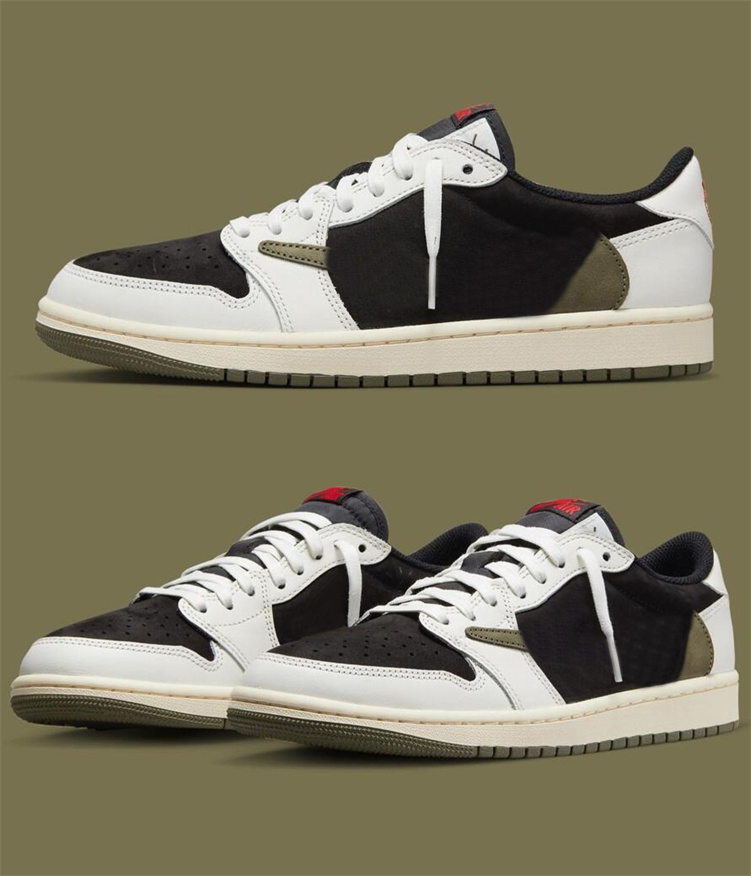 2023 Authentic 1 Low x Travis Scotts Shoes Olive Low OG Fragment Black Phantom Reverse Mocha Cactus Jack Military Blue Men Women Sports Sneakers With Original box
2023 Authentic 1 Low x Travis Scotts Shoes Olive Low OG Fragment Black Phantom Reverse Mocha Cactus Jack Military Blue Men Women Sports Sneakers With Original box