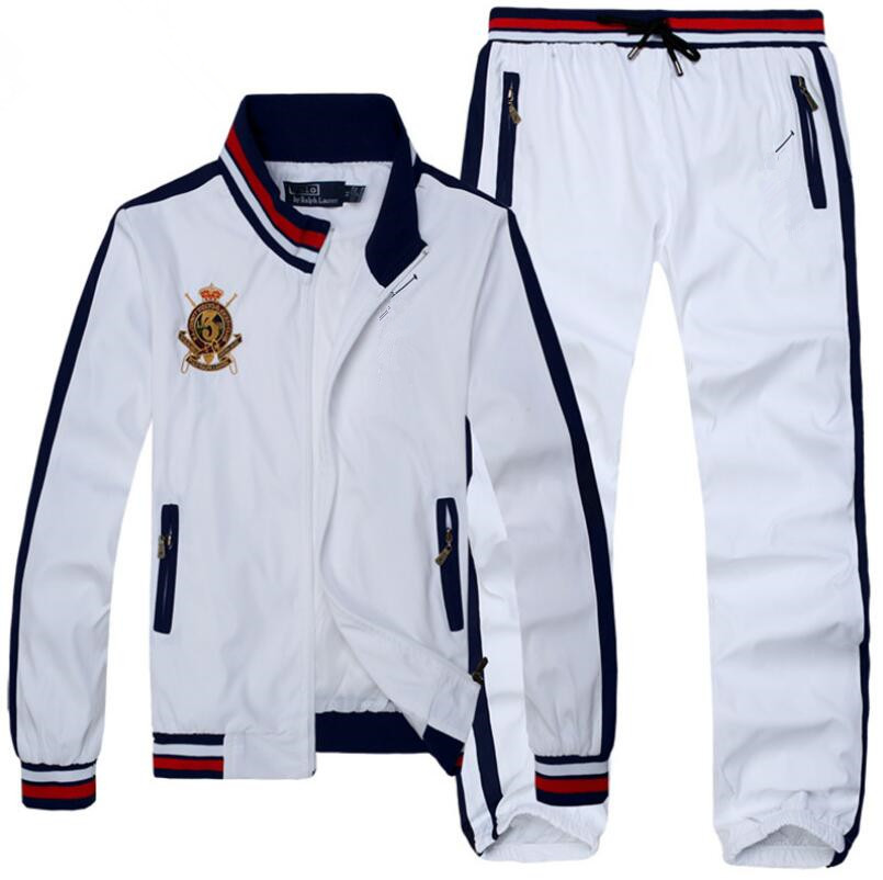 866 Men's Tracksuits Horse Embroidered Polo Jacket pants Jogging Suits Man Sportswear