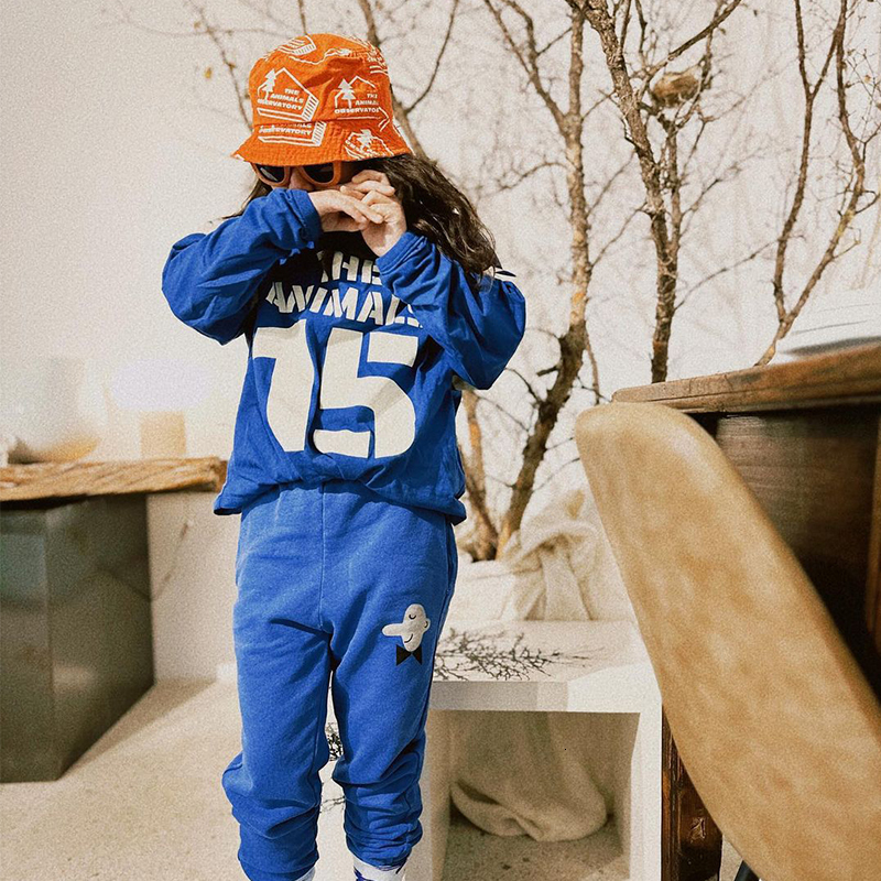 Clothing Sets SpringSummer TAO Series Candy Sweatshirt Pants Set Letter Print Long Sleeve Tshirt Kids Clothes Toddler Girl 230322