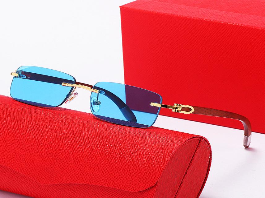Womens Designer Sunglasses Mens Glasses rimless Rectangle Bamboo Wood Eyeglasses Eyewear Metal Frameless Shades Retro Vintage Tren7803534
Womens Designer Sunglasses Mens Glasses rimless Rectangle Bamboo Wood Eyeglasses Eyewear Metal Frameless Shades Retro Vintage Tren7803534