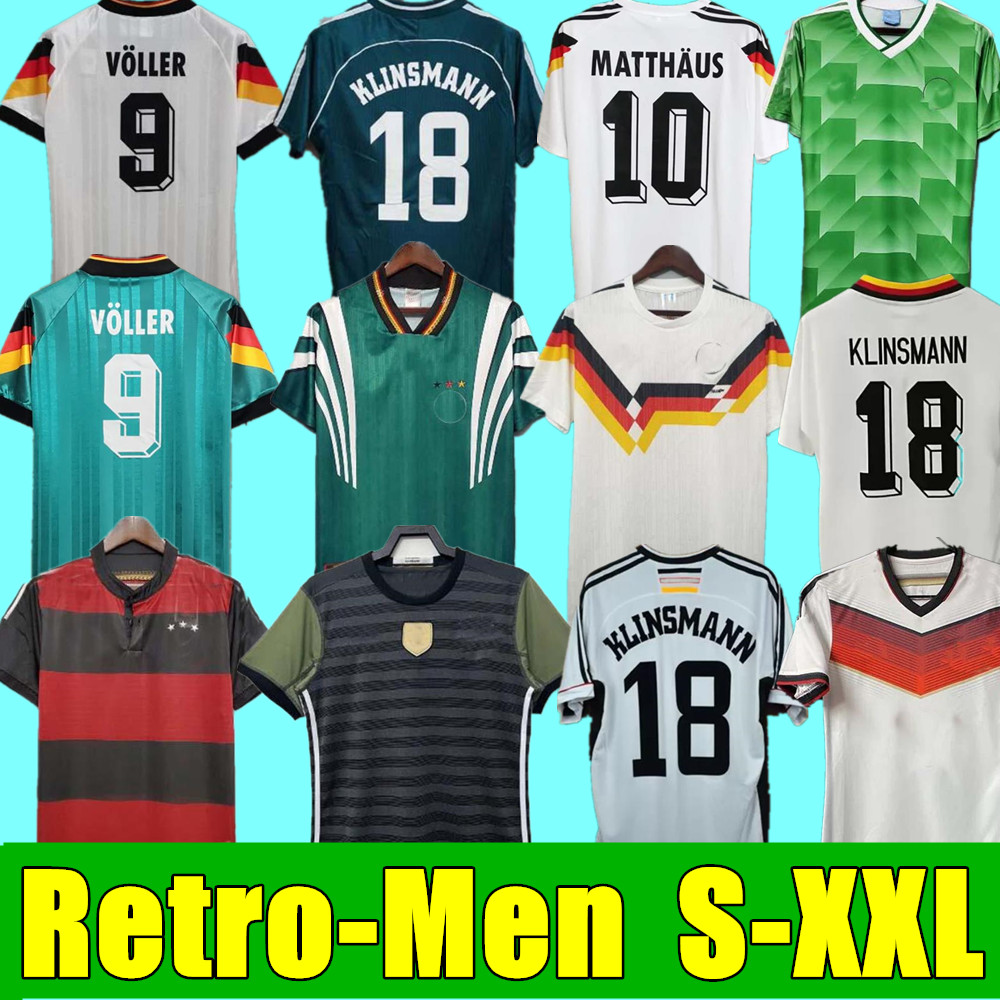 1990 1998 1988 1996 GermanyS Retro Soccer Jerseys Littbarski BALLACK KLINSMANN 2006 2014 shirts KALKBRENNER 2004 Matthaus Hassler Bierhoff KLOSE RUES, 1994 adult away
1990 1998 1988 1996 GermanyS Retro Soccer Jerseys Littbarski BALLACK KLINSMANN 2006 2014 shirts KALKBRENNER 2004 Matthaus Hassler Bierhoff KLOSE RUES, 1994 adult away