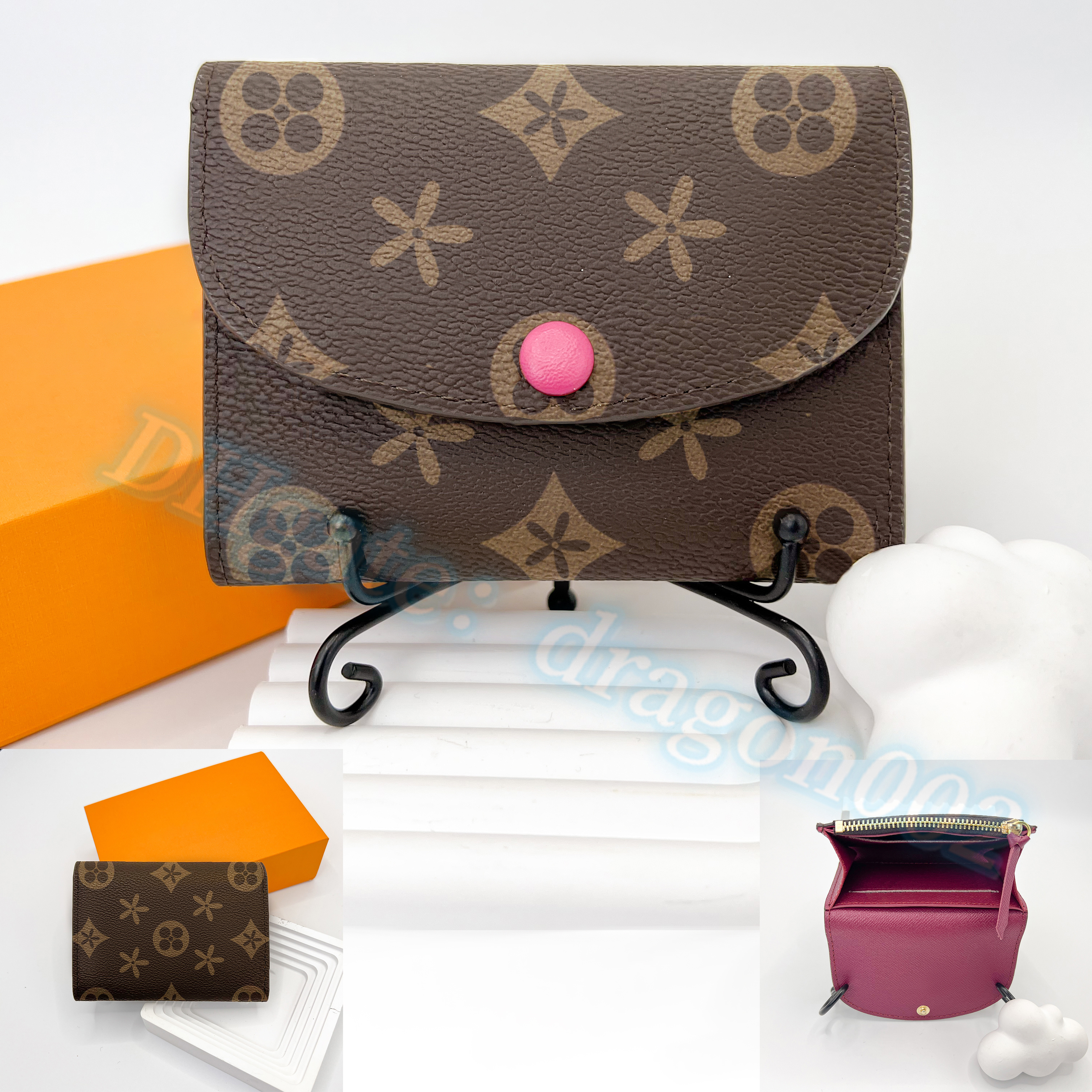M41939 rosalie coin purse Card Holders Luxurys Designer bag Men Coin Pouch Women's CardHolder Genuine Leather fashion wallets card slot Key Purses viutonity wallet, Damire azur pink
M41939 rosalie coin purse Card Holders Luxurys Designer bag Men Coin Pouch Women's CardHolder Genuine Leather fashion wallets card slot Key Purses viutonity wallet, Damire azur pink