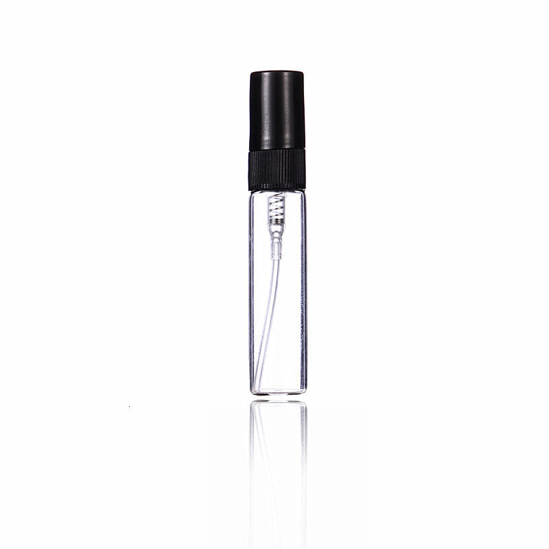 Perfume Bottle 50pcs 2ml 3ml 5ml 7ml 10ml Portable Clear Glass refillable Perfume Bottle With Spray Empty Parfum Cosmetic Vials With Atomizer 230323