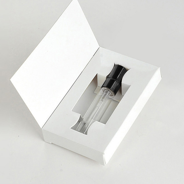 Perfume Bottle 20pcs/lot 3ml 5ml 10ml perfume atomizer Customizable Paper Boxes And Glass Perfume Bottle With Atomizer Packaging 230323
