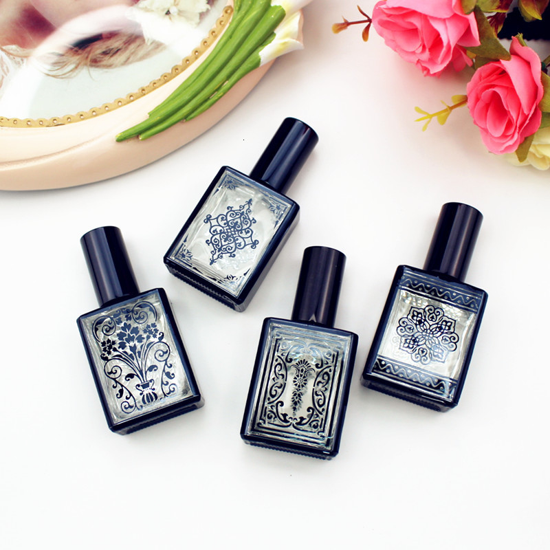Perfume Bottle 10pcs/lot High Quality 10ml 15ml Glass Perfume Bottle Empty Pump Spray Perfume Atomizer Refillable Small Sample Bottles 230323