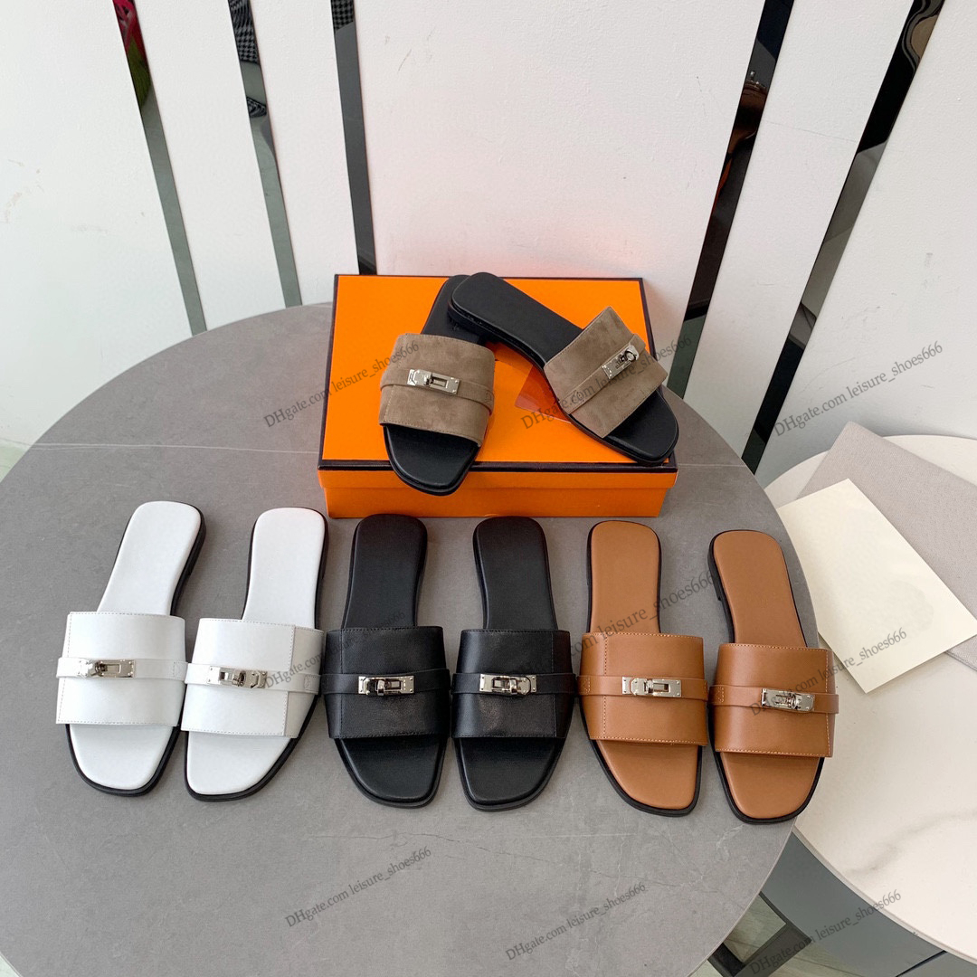 Oran Sandal Giulia Designer Chypre Slippers Beach Classic Flat Sandals Luxury Summer Lady Leather Flip Flops Top Quality Men Women Slides 001, Color 2
Oran Sandal Giulia Designer Chypre Slippers Beach Classic Flat Sandals Luxury Summer Lady Leather Flip Flops Top Quality Men Women Slides 001, Color 2