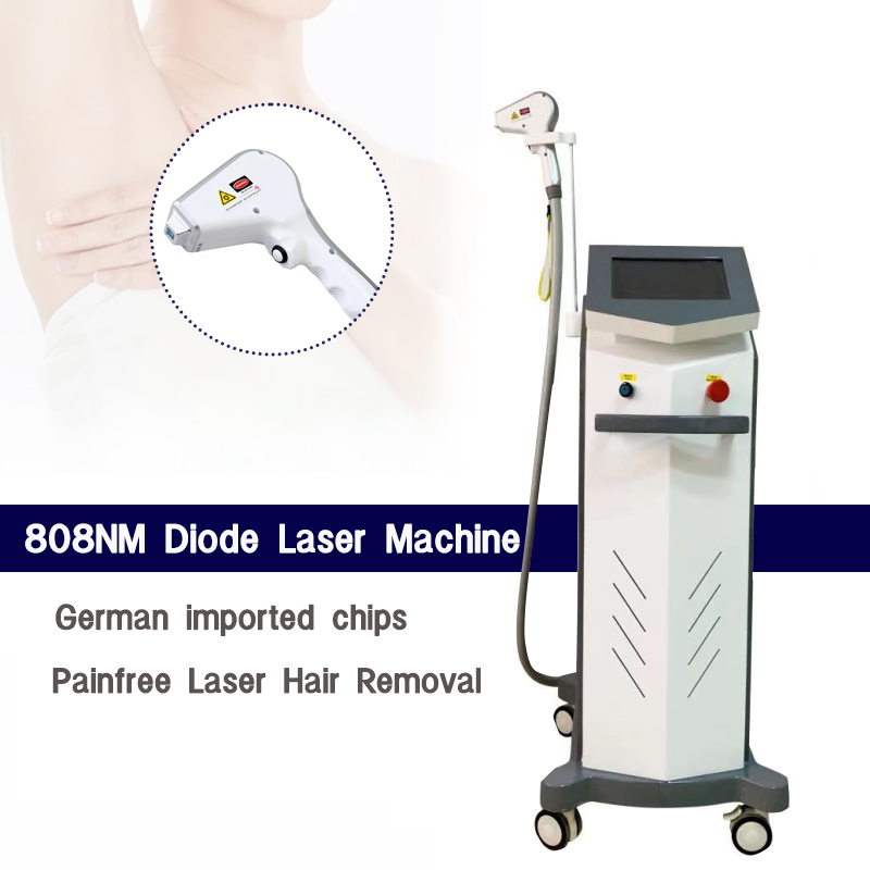 808nm Diode laser hair removal machine 808 laser diode beauty machine German imported chips Painfree Laser Hairs Remove for spa beauty salon use