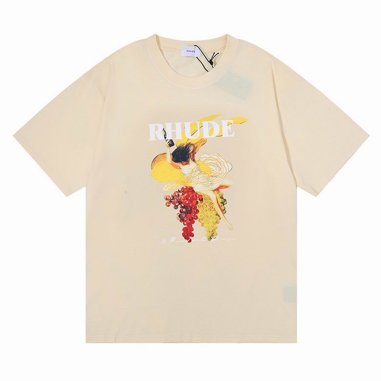 Rhude Mens T Shirt Designer For Men Womens Shirts Fashion Tshirt With Letters Casual Summer Short Sleeve Tees Woman Clothing, Q1111 
Rhude Mens T Shirt Designer For Men Womens Shirts Fashion Tshirt With Letters Casual Summer Short Sleeve Tees Woman Clothing, Q1111