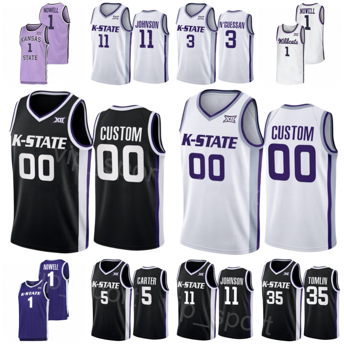 Kansas State Wildcats 13 Desi Sills Jersey College Basketball 3 David NGuessan 5 Cam Carter 11 Keyontae Johnson 1 Markquis Nowell 35 NaeQwan Tomlin Embroidery NCAA, Purple
Kansas State Wildcats 13 Desi Sills Jersey College Basketball 3 David NGuessan 5 Cam Carter 11 Keyontae Johnson 1 Markquis Nowell 35 NaeQwan Tomlin Embroidery NCAA, Purple