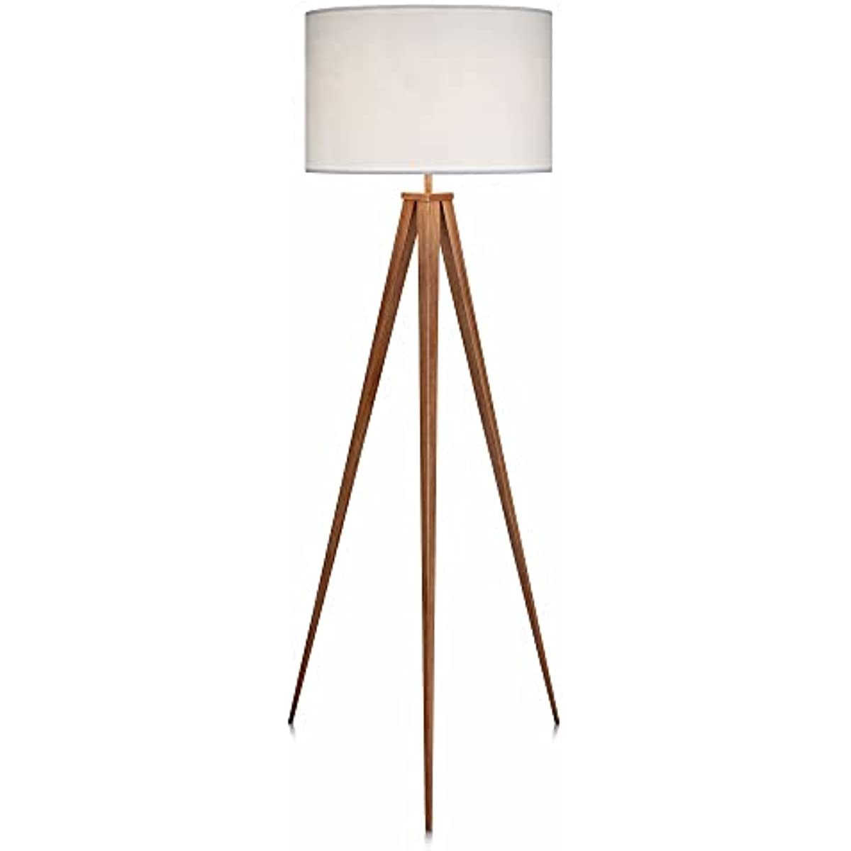 Teamson Home Romanza Tripod Metal Legs LED Floor Lamp Tall Standing Reading Light with Drum Shade Wooden Like Finish, 60 inch Height, White
Teamson Home Romanza Tripod Metal Legs LED Floor Lamp Tall Standing Reading Light with Drum Shade Wooden Like Finish, 60 inch Height, White