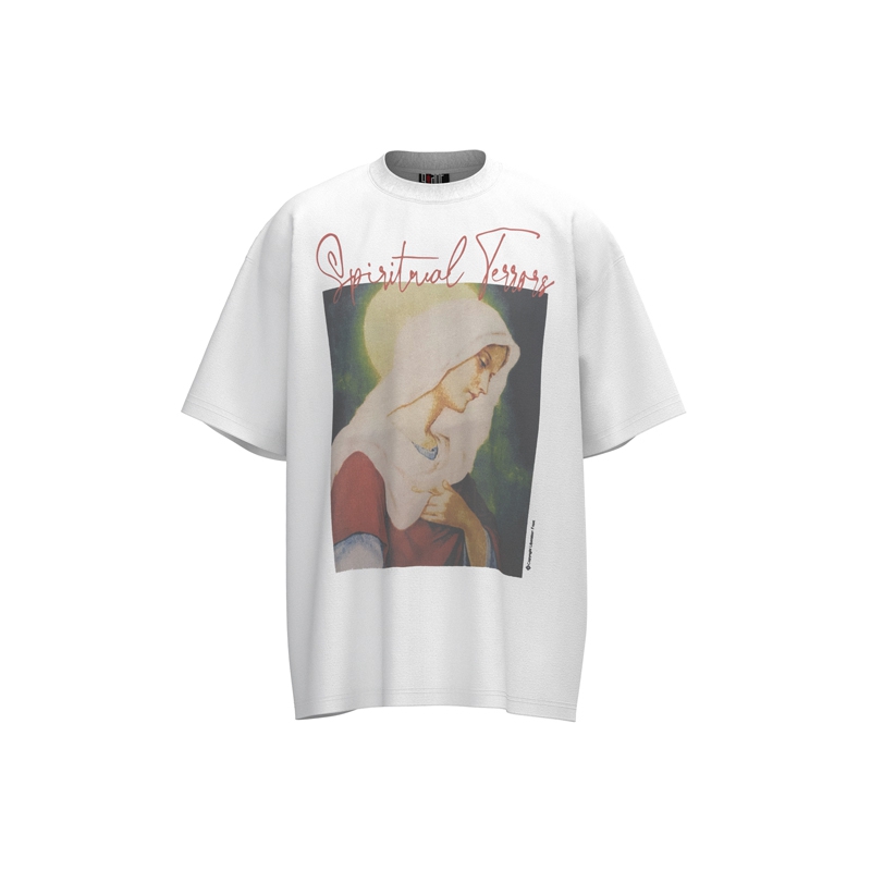 Giant Saint Virgin Mary Maria Short-Sleeved Michael Retro Vintage T shirts Plus Size Men T-shirts Men Oversized Streetwear Tee Women Tomboy Tees Youth Short Sleeves, White
Giant Saint Virgin Mary Maria Short-Sleeved Michael Retro Vintage T shirts Plus Size Men T-shirts Men Oversized Streetwear Tee Women Tomboy Tees Youth Short Sleeves, White