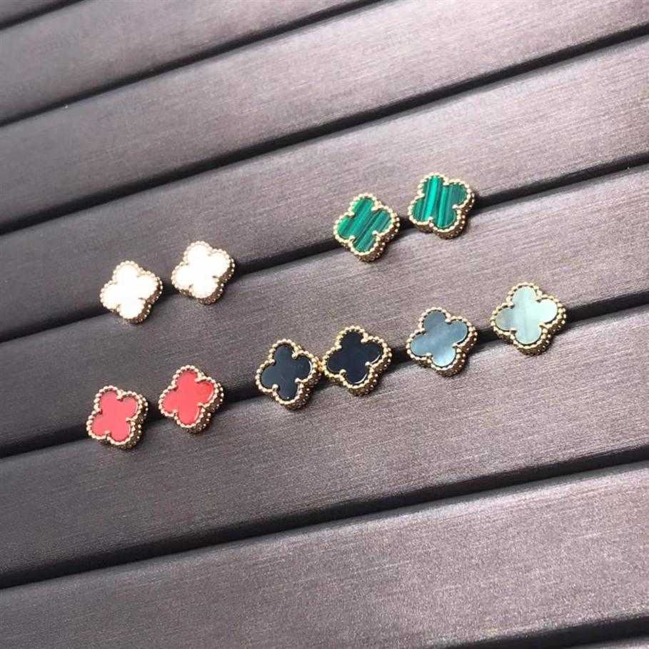 Stud brand luxury van mini clover designer earrings stud mother of pearl 18K gold elegant women earring jewelry gift218g R230323
Stud brand luxury van mini clover designer earrings stud mother of pearl 18K gold elegant women earring jewelry gift218g R230323