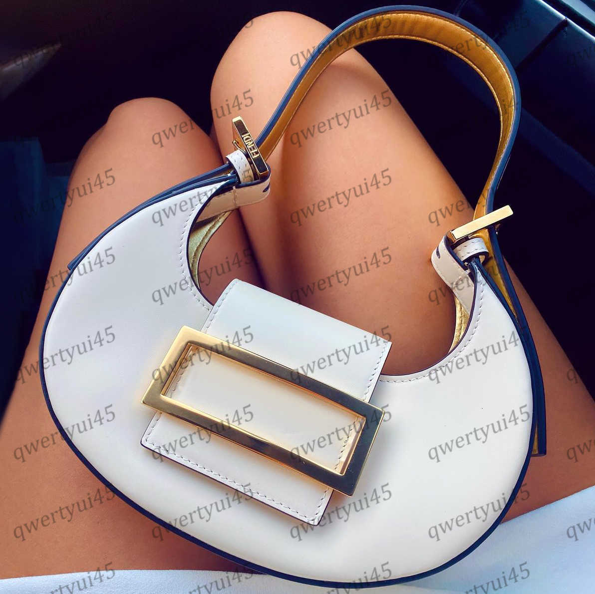 Fend half moon cookie bag Metal letters Designer Women's mens tote Shoulder Bag Luxury smooth leather Classic clutch shoulder strap purse 0323/23, Mon0gram brown
Fend half moon cookie bag Metal letters Designer Women's mens tote Shoulder Bag Luxury smooth leather Classic clutch shoulder strap purse 0323/23, Mon0gram brown