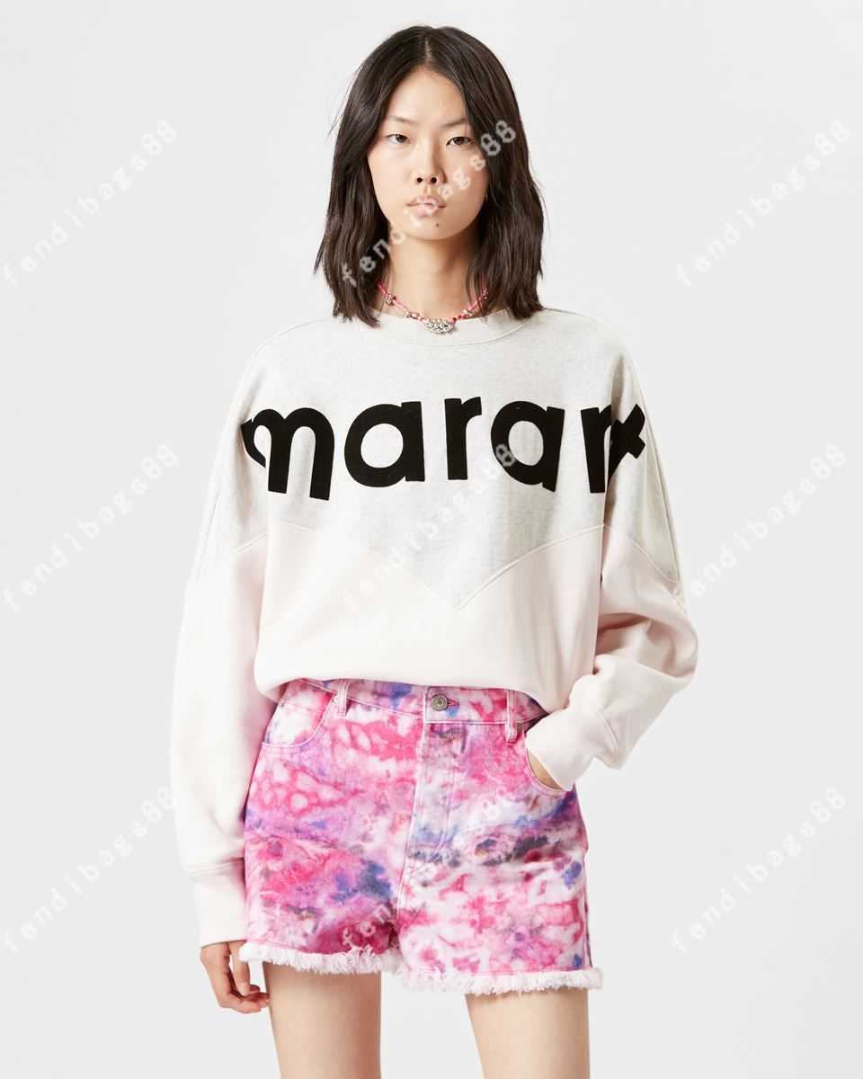 2023ss Isabel Marant Designer Sweatshirt Casual Fashion Letter Hoodie Round Neck Pullover Women Loose Long Sleeve Terry Sweater, Light pink
2023ss Isabel Marant Designer Sweatshirt Casual Fashion Letter Hoodie Round Neck Pullover Women Loose Long Sleeve Terry Sweater, Light pink