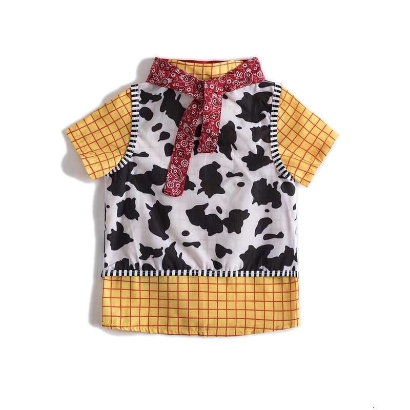 Family Matching Outfits Woody Costume Cowboy outfits Boy inspired First Birthday Costome boys set 230322