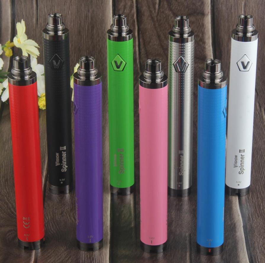 Top Quality 510 Thread Vision spinner II 1650mAh vape batteries mods eGoC 33 48V variable voltage electronic cig battery9576613
Top Quality 510 Thread Vision spinner II 1650mAh vape batteries mods eGoC 33 48V variable voltage electronic cig battery9576613