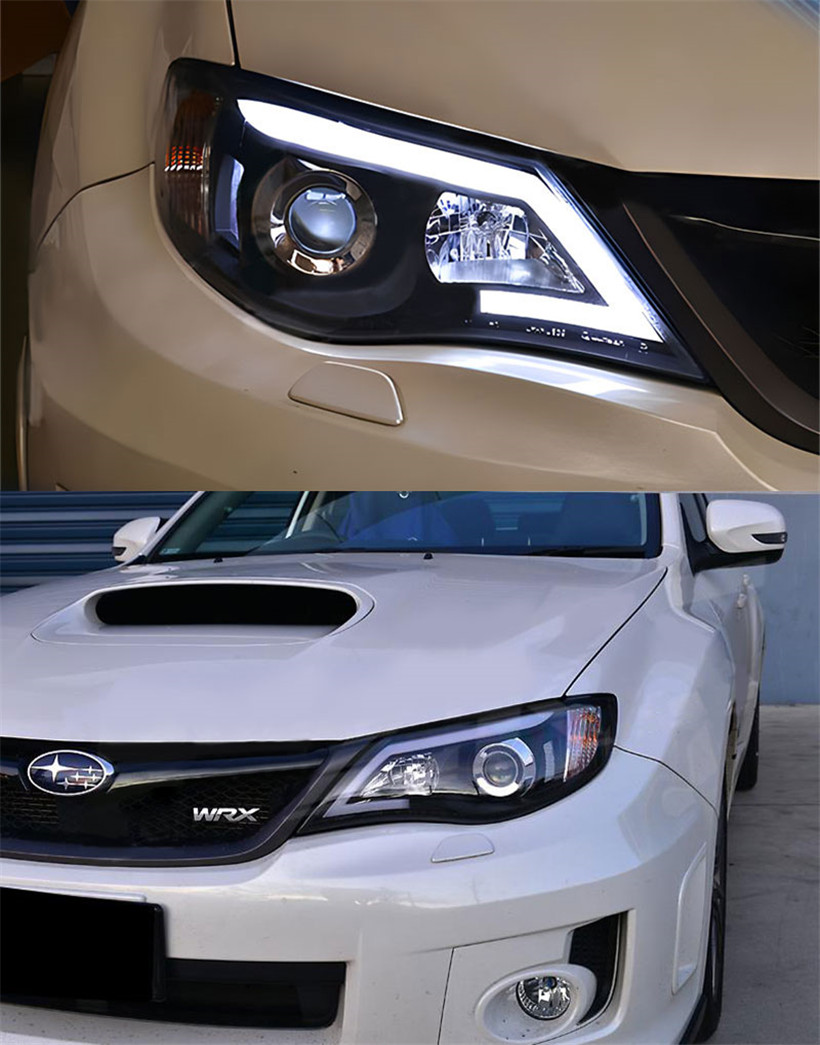Daylight Light Bulb LED Headlight for Subaru WRX 2008-2014 Upgrade High Beam Headlights Turn Signal Lamp
