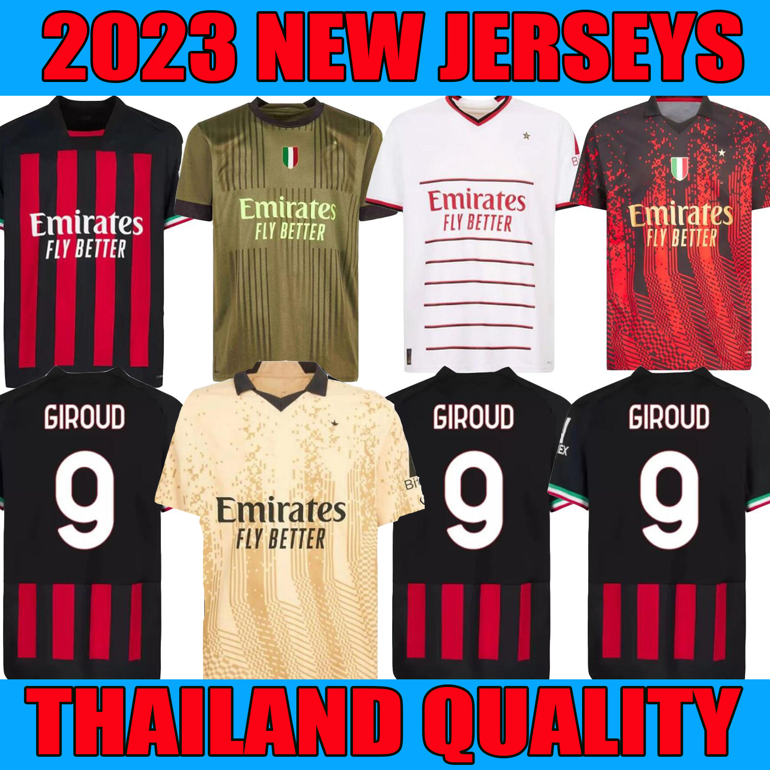 22 23 AC Milans Ibrahimovic Giroud Soccer Jerseys 2022 Theo Brahim Tonali 4ta camisa Romagnoli R.Leao S.Castillejo Kessie Saelemaekers Men kids kit Futbol Uniforme, 22 23 away
22 23 AC Milans Ibrahimovic Giroud Soccer Jerseys 2022 Theo Brahim Tonali 4ta camisa Romagnoli R.Leao S.Castillejo Kessie Saelemaekers Men kids kit Futbol Uniforme, 22 23 away