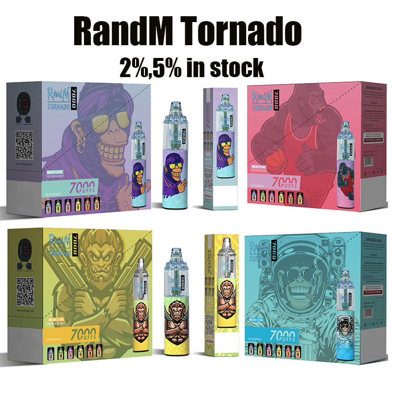 Original RandM Tornado 7000 Puffs Disposable Vape Pen 50 Flavors 2% 5% In stock 14ml Pod 1000mah Battery 100% Tariff Free
Original RandM Tornado 7000 Puffs Disposable Vape Pen 50 Flavors 2% 5% In stock 14ml Pod 1000mah Battery 100% Tariff Free