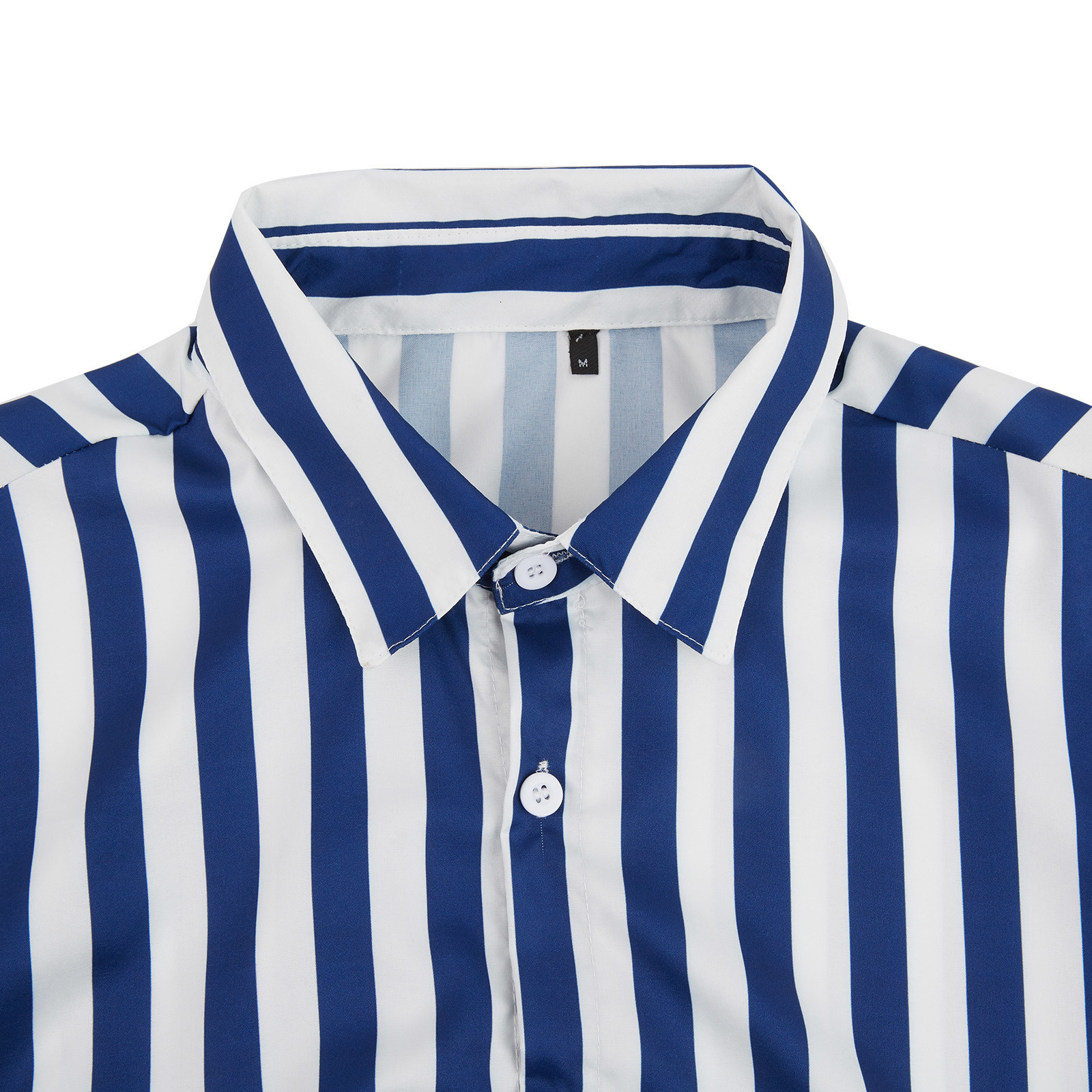 Mens Tracksuits Fashion Men Striped Rompers Short Sleeve Button Shorts Lapel Jumpsuit Drawstring Streetwear Casual Playsuit Hombre 230323