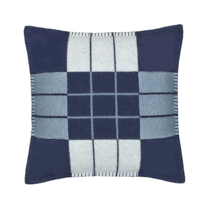 Luxury Designer Decor Letter Pillow Cover Bedding Decoration Pillowcase Chair Sofa Orange Car Thick Cashmere Cushion Men's room And Women's