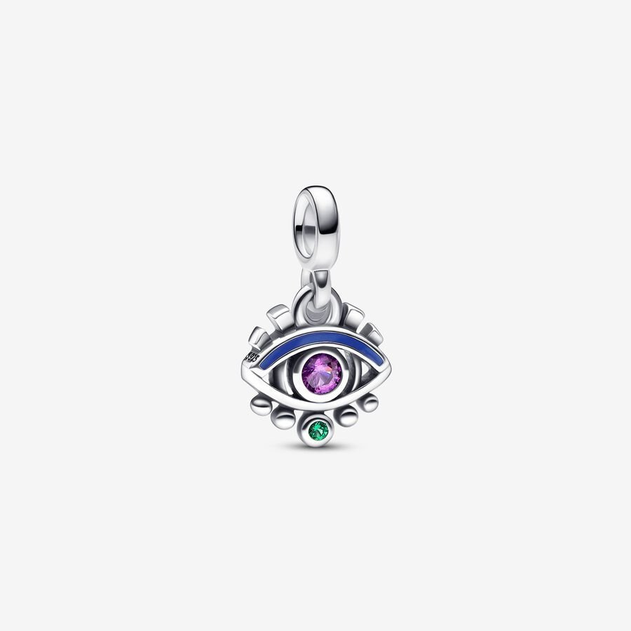 New 925 Sterling Silver ME The Mini Dangle Charm Fit ME Slim K Chain Bracelet ME Gradient Mini Dangle DIY Jewelry