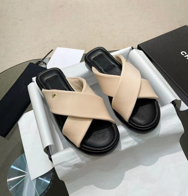 Women's Designer Slippers Cross Slippers Summer Platform Soles Casual Sandals