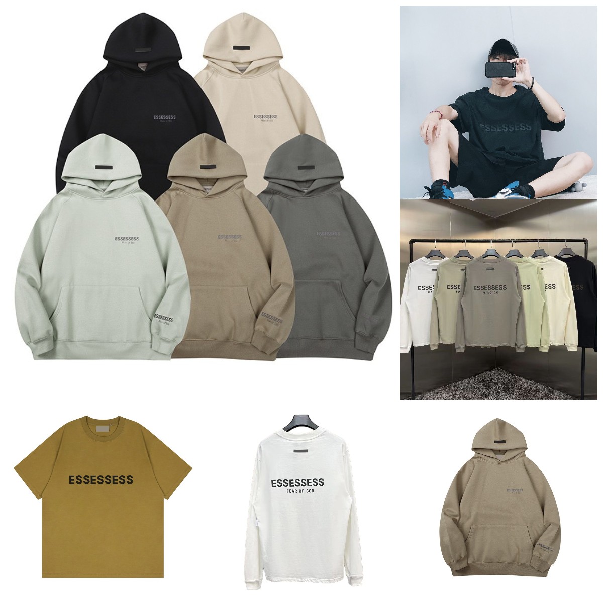 Fashion loose hoodies Designer essentai lhoodie women mens essent Streetwear essen sweatshirts Tops t shirt Clothing essenteil Hoodie Unisex Hip HopT Shirt, Customize
Fashion loose hoodies Designer essentai lhoodie women mens essent Streetwear essen sweatshirts Tops t shirt Clothing essenteil Hoodie Unisex Hip HopT Shirt, Customize