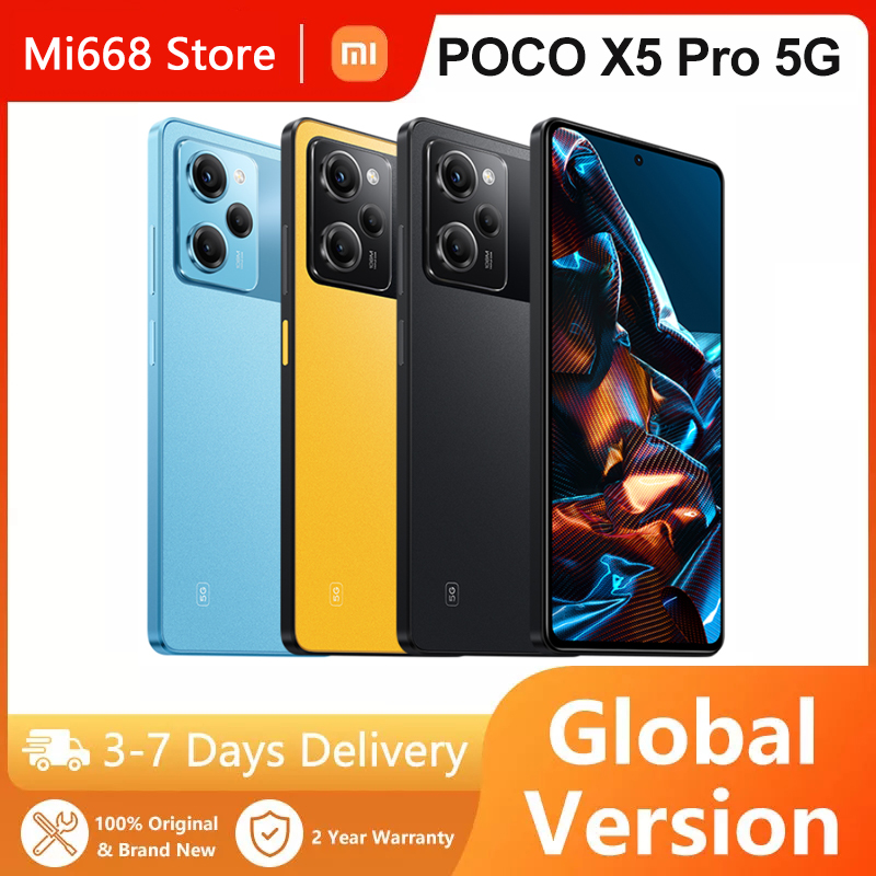 Xiaomi POCO X5 Pro 5G Global Version Smartphone 128GB/256GB Snapdragon 778G 120Hz Flow AMOLED DotDisplay 108MP 67W NFC
Xiaomi POCO X5 Pro 5G Global Version Smartphone 128GB/256GB Snapdragon 778G 120Hz Flow AMOLED DotDisplay 108MP 67W NFC