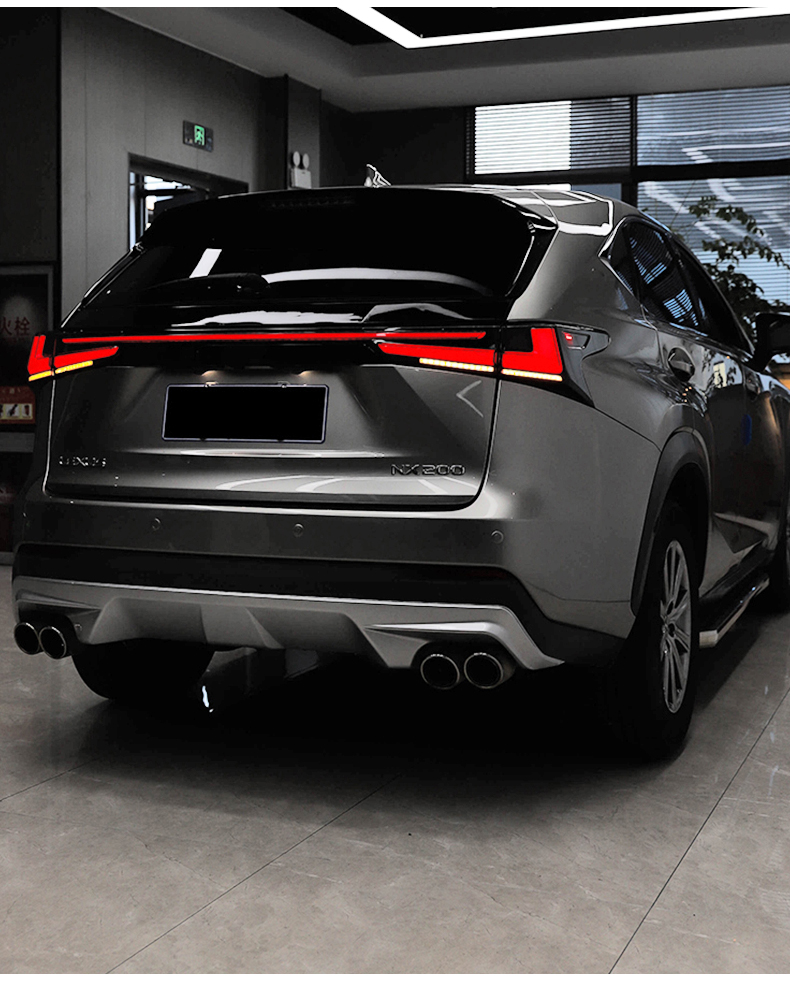Car LED Rear Lights for Lexus NX200t 20 14-2021 NX300h NX200 NX300 Dynamic Turn Signal Rear Fog Brake Taillights