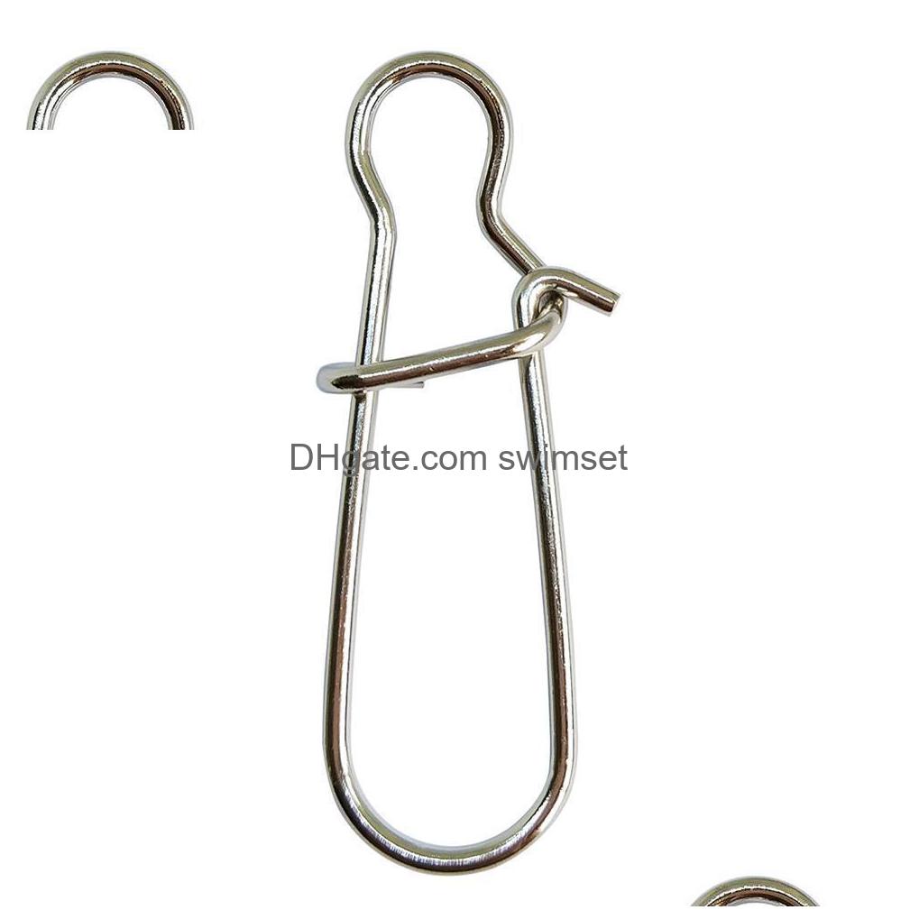 Terminal Tackle 200Pcs Fishing Duolock Snap Hooked Freshwater Saltwater Stainless Carp Bass Weight Connector Quickly Change Drop Del Dhiju
Terminal Tackle 200Pcs Fishing Duolock Snap Hooked Freshwater Saltwater Stainless Carp Bass Weight Connector Quickly Change Drop Del Dhiju