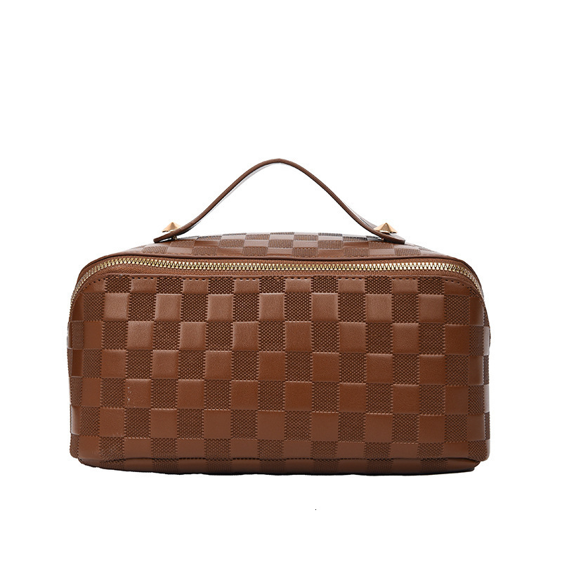 Cosmetic Bags Cases Large Capacity Makeup Leather Women Multifunction Toiletries Organizer Portable Travel Waterproof Storage Case 230323