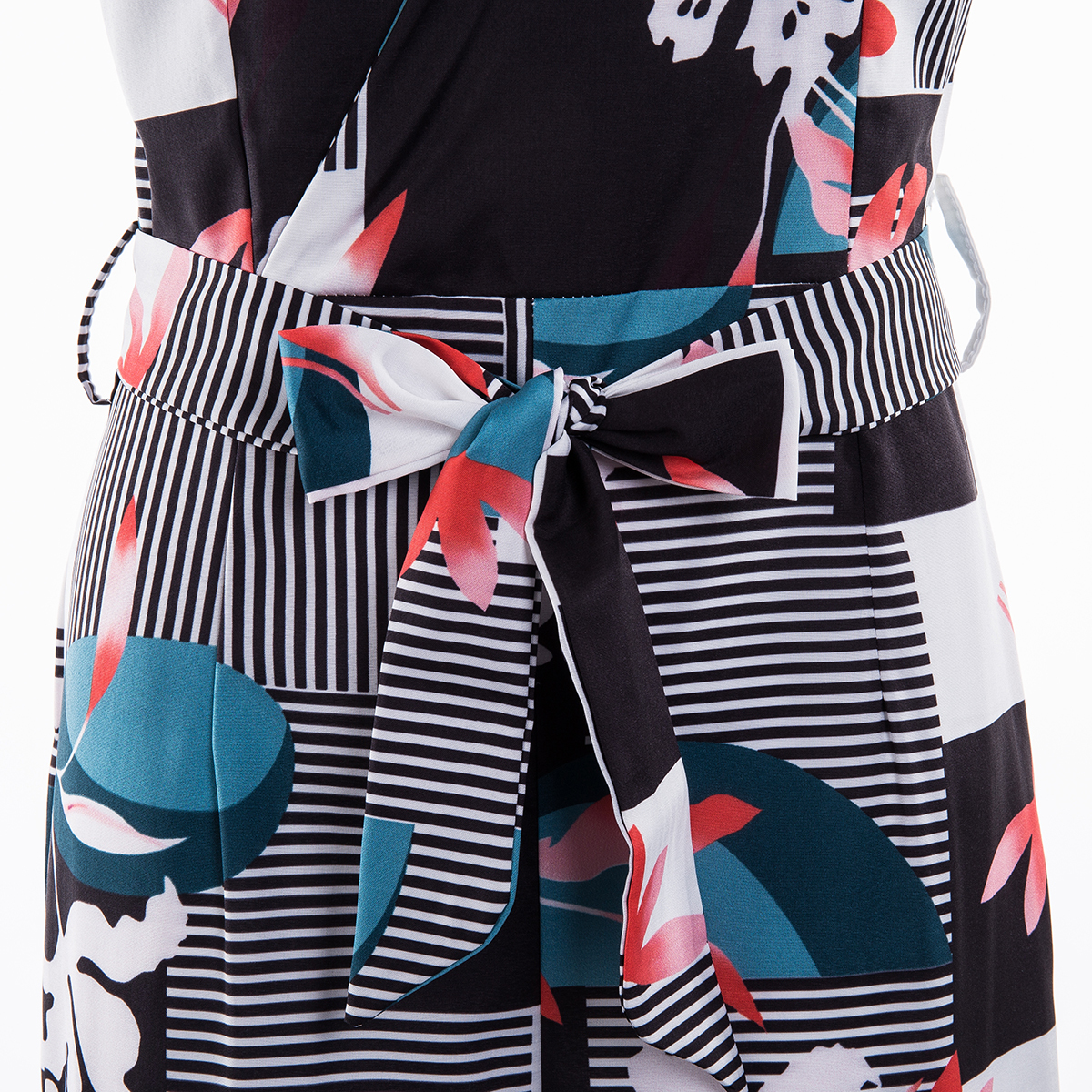 Women's Jumpsuits Rompers Women Wide Leg Long Pants Jumpsuit Floral Printed Sling V-Neck Low Chest Loose Romper Long Jumpsuit Back Zipper Up Summ