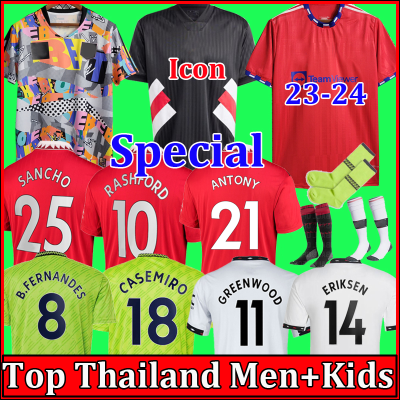 22 23 24 ANTONY CASEMIRO soccer jerseys Special MARTINEZ ERIKSEN RASHFORD 2023 SANCHO CAVANI B. FERNANDES FRED MancHEstErS MANS UTDS football shirt kit set Uniforms, Player 23 away
22 23 24 ANTONY CASEMIRO soccer jerseys Special MARTINEZ ERIKSEN RASHFORD 2023 SANCHO CAVANI B. FERNANDES FRED MancHEstErS MANS UTDS football shirt kit set Uniforms, Player 23 away