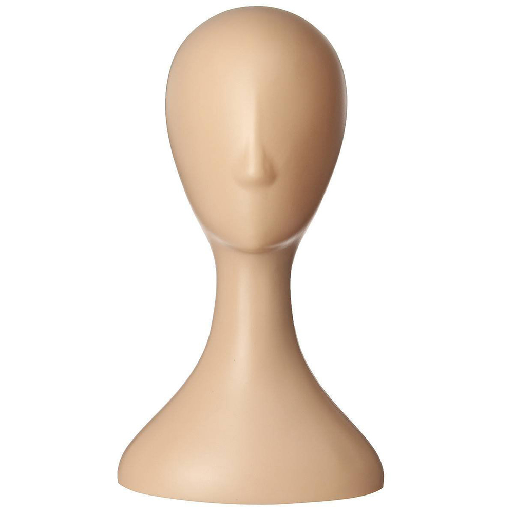 Mannequin Heads Pro Female Plastic Abstract Mannequin Manikin Head Model Wig Hair Display Stand 230323